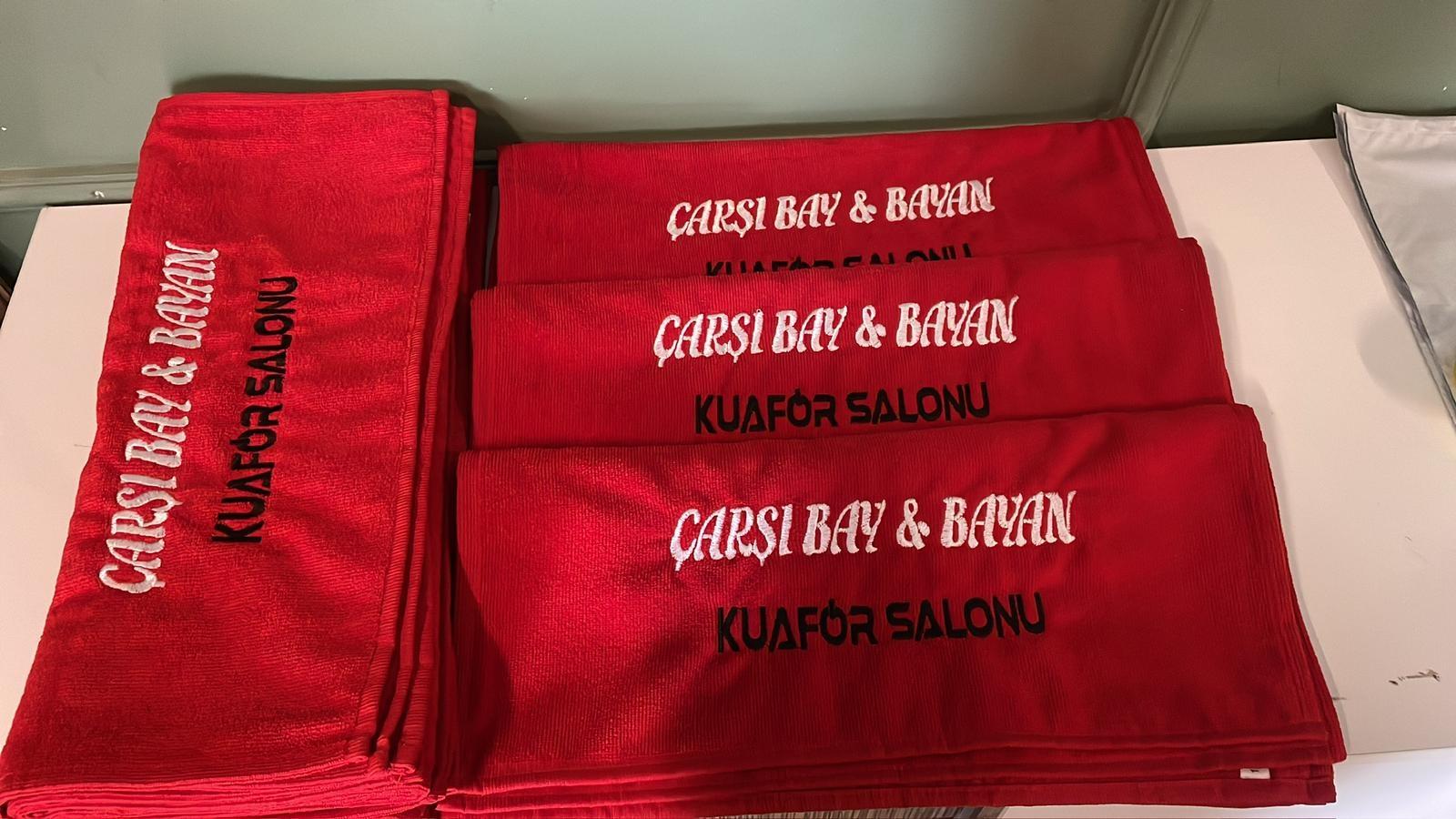 Boya Tutmayan Kuaför/Berber Havlusu