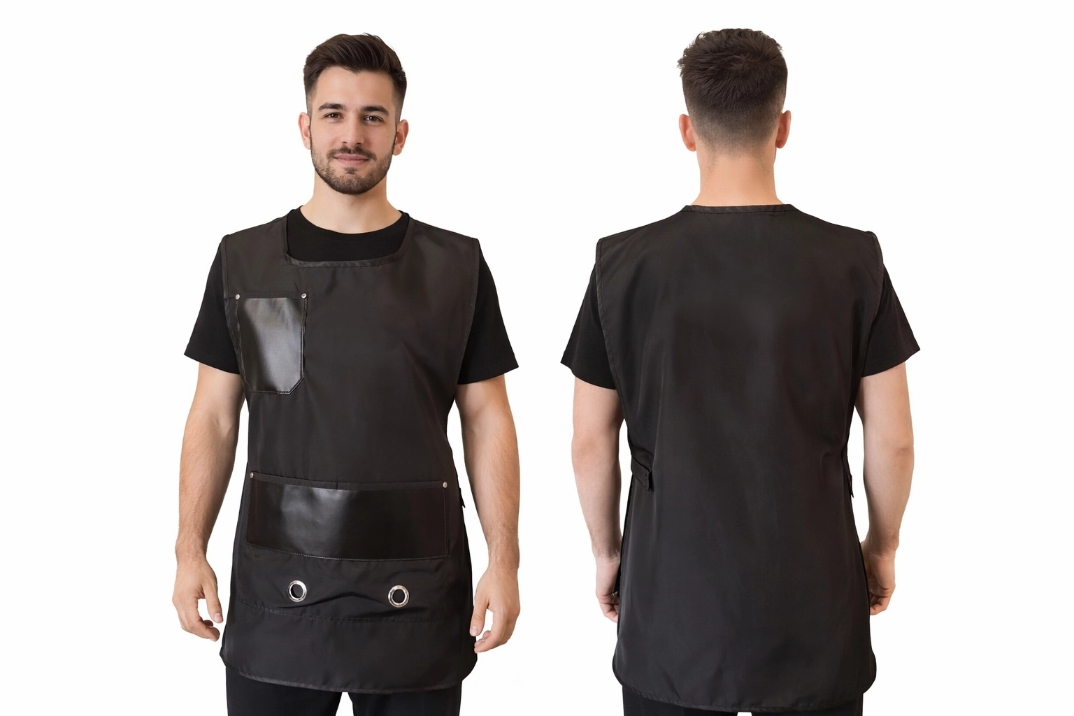 Kuş Gözlü Yelek Önlük Logosuz