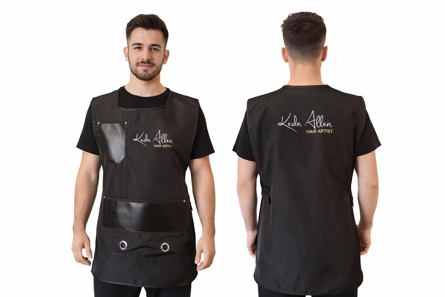 Kuş Gözlü Yelek Önlük Logolu