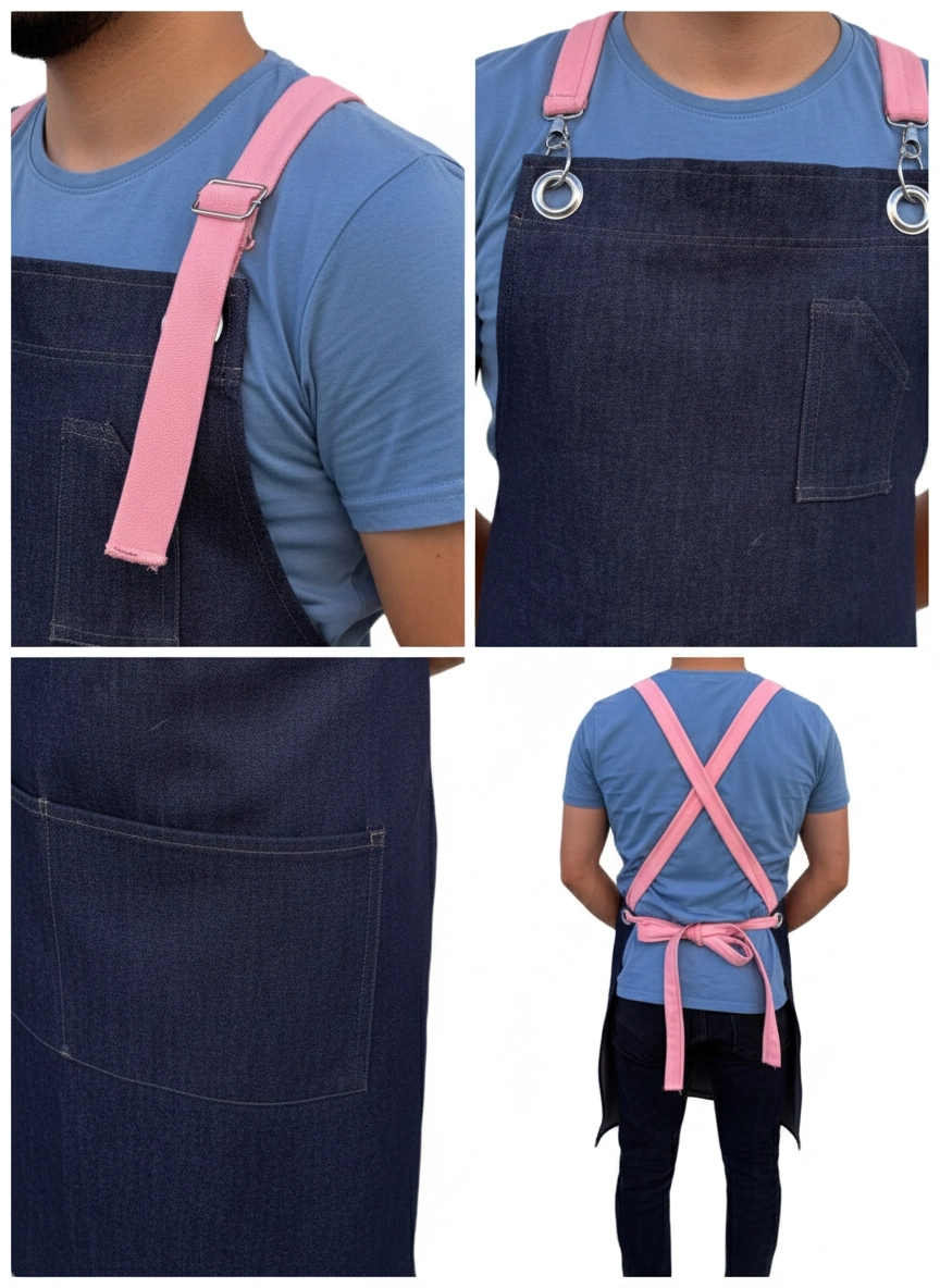 Kot Pembe Askılı Trend Önlük