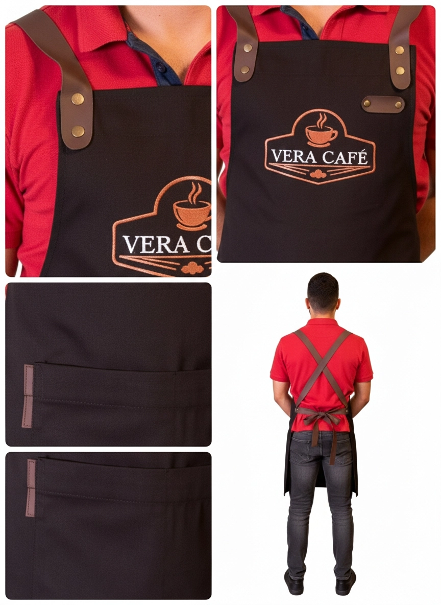 Askılı Mutfak Bar Barista Önlük