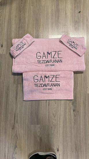 Güzellik Merkezi 36 Parça Havlu Seti Nakışlı