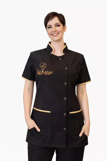 Siyah Üniforma (Sarı Biyeli)