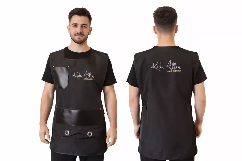 Kuş Gözlü Yelek Önlük Logolu
