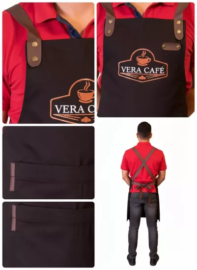 Askılı Mutfak Bar Barista Önlük
