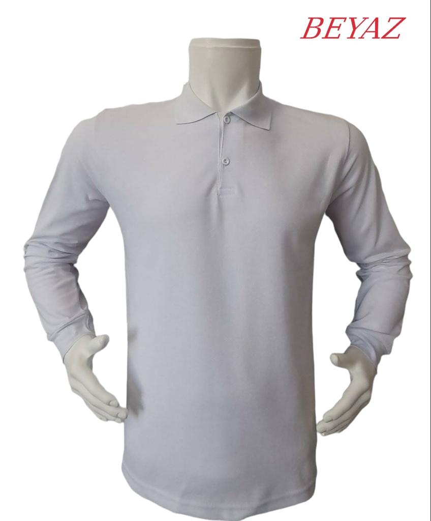 Polo Yaka Uzun Kollu T-Shirt