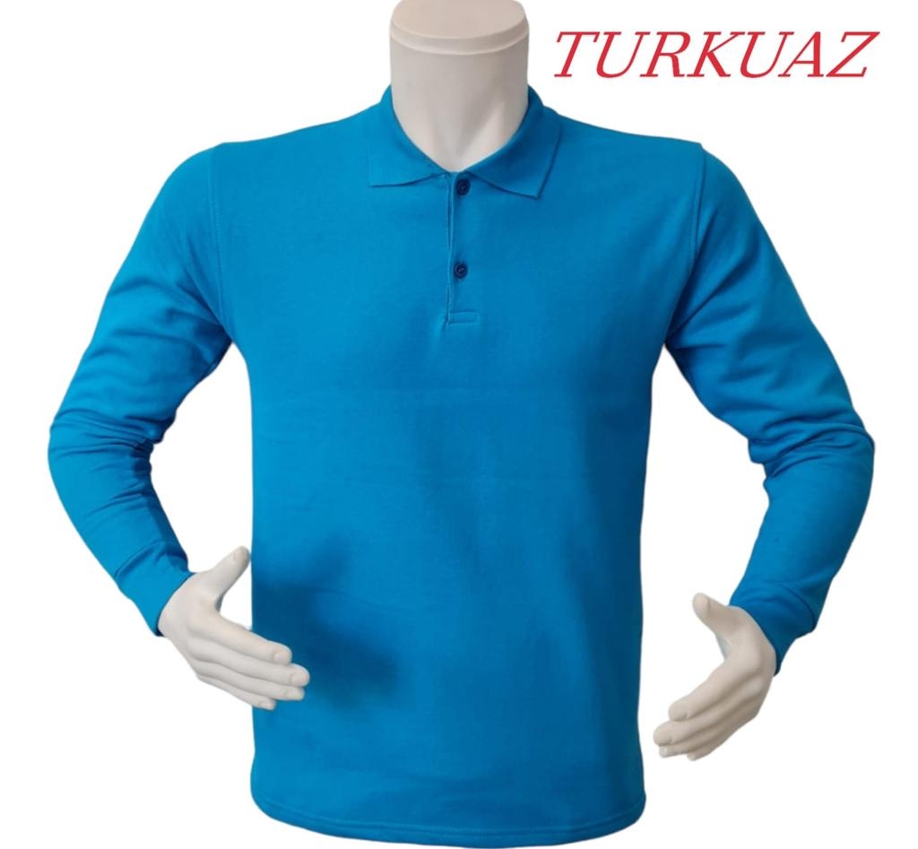 Polo Yaka Uzun Kollu T-Shirt