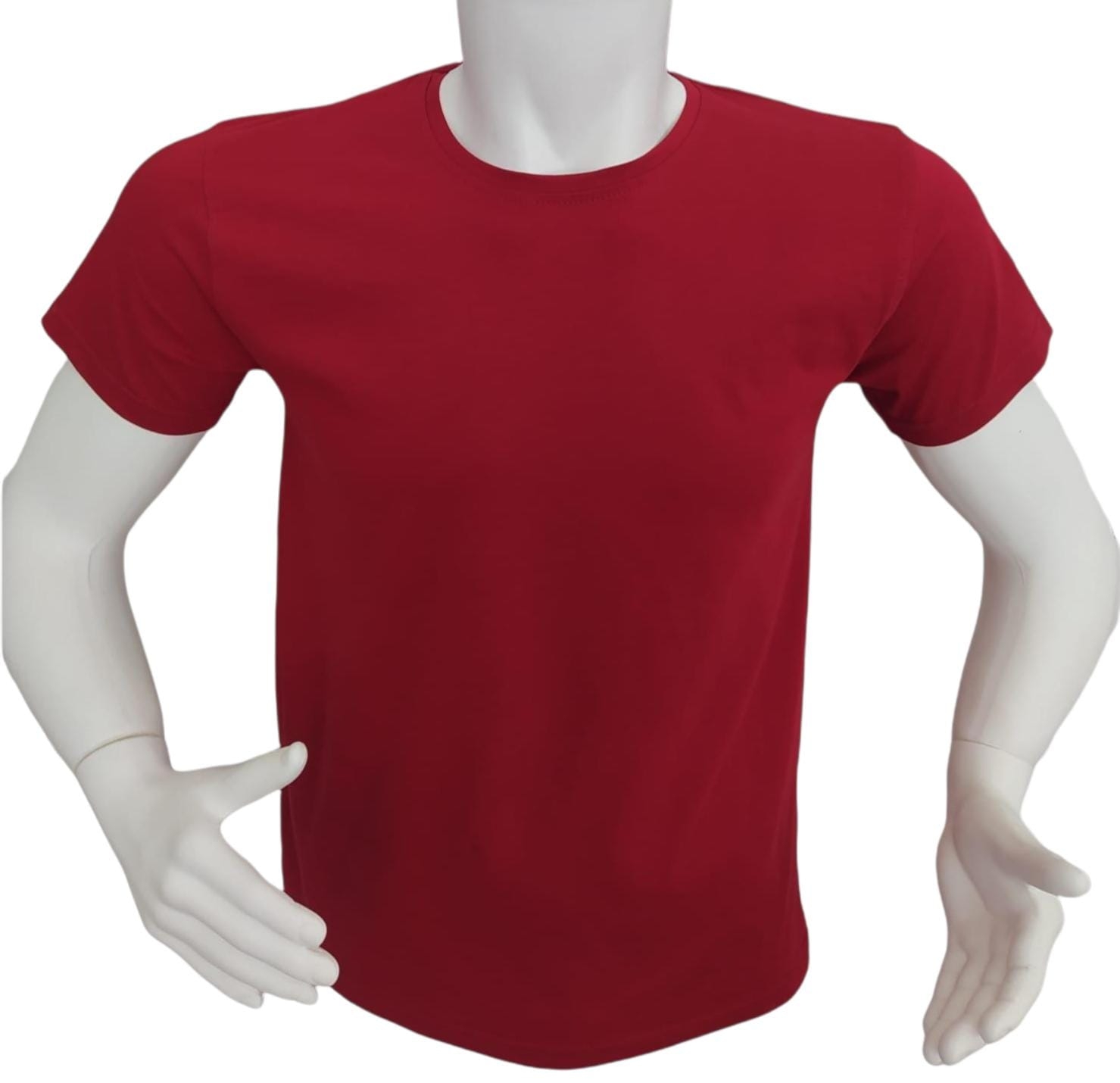 Sıfır Yaka Kısa Kollu T-Shirt