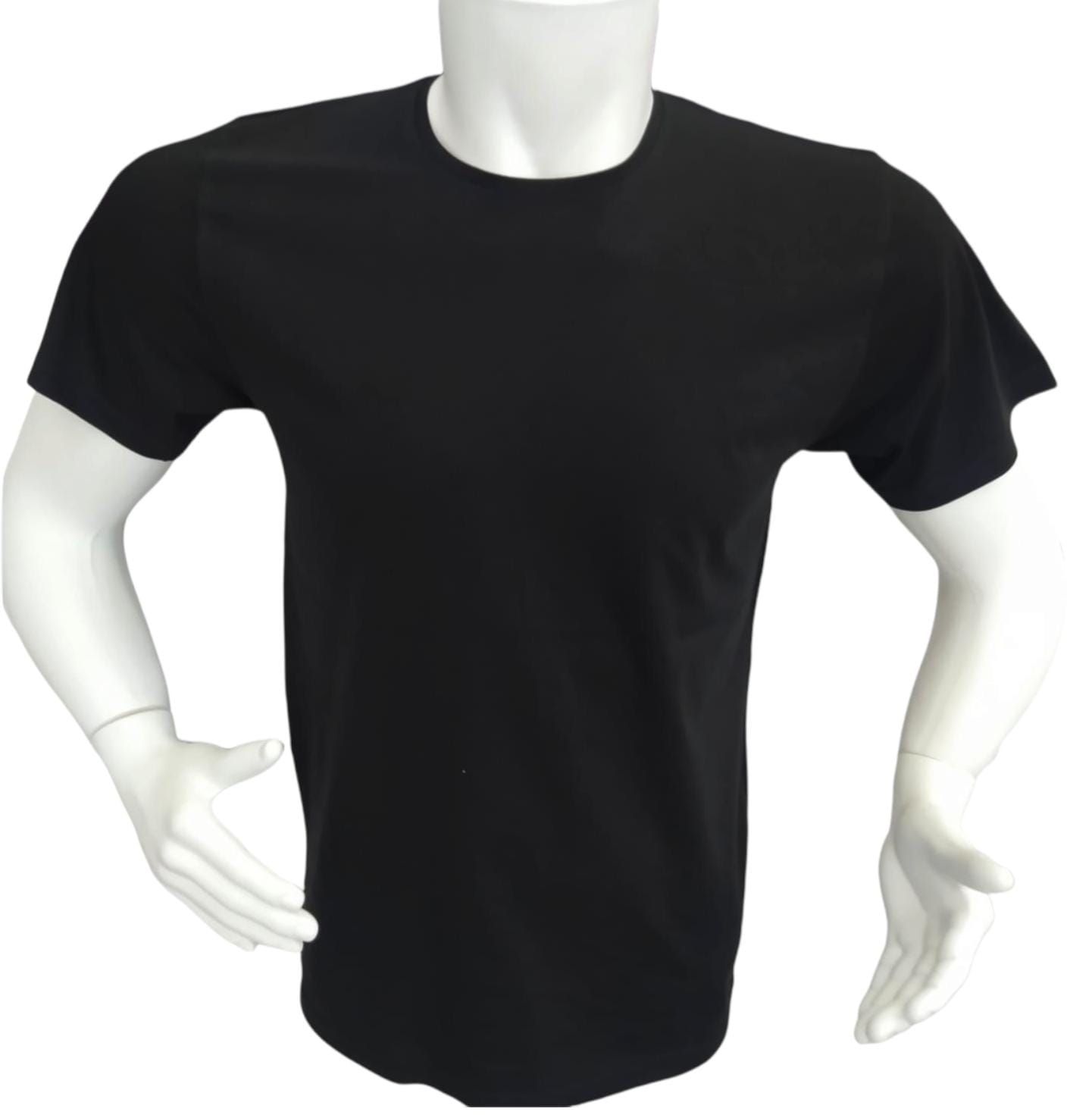 Sıfır Yaka Kısa Kollu T-Shirt