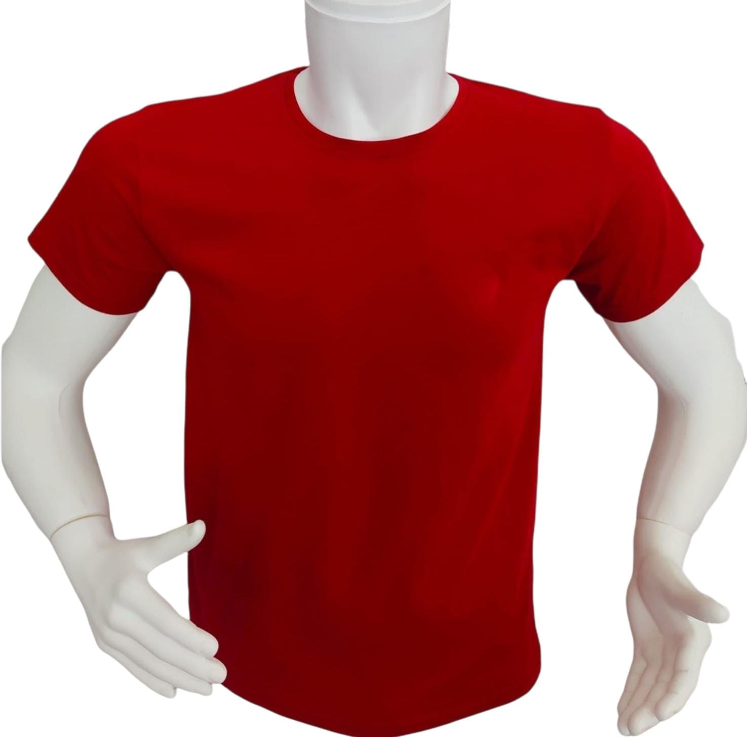 Sıfır Yaka Kısa Kollu T-Shirt