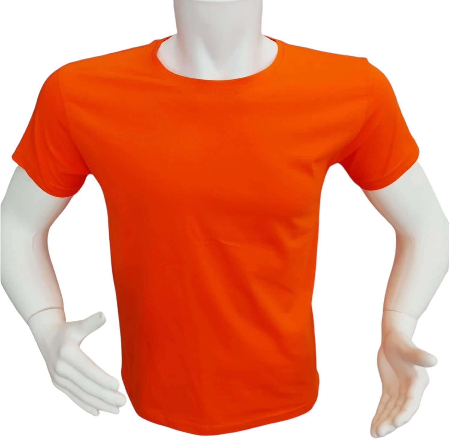 Sıfır Yaka Kısa Kollu T-Shirt