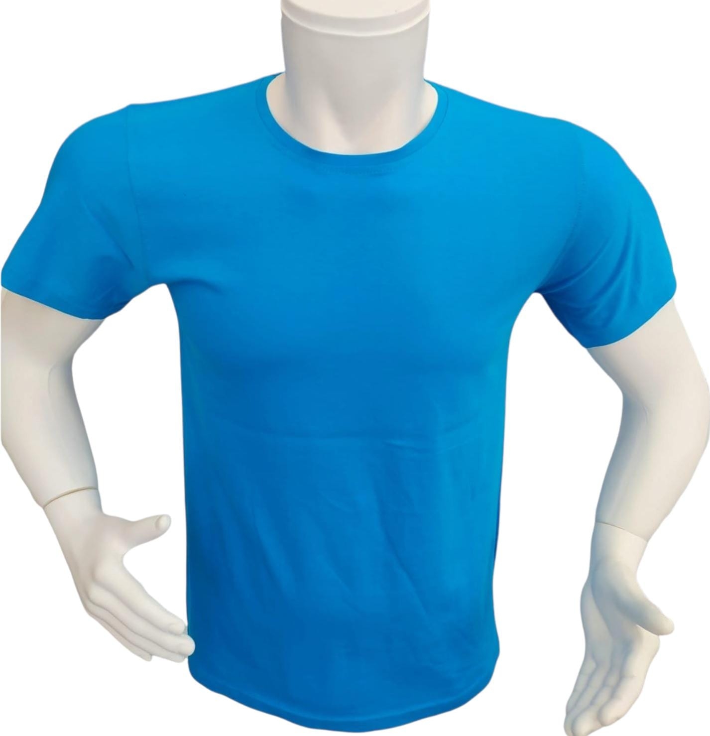 Sıfır Yaka Kısa Kollu T-Shirt